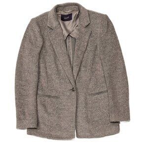 Vintage Laurel by Escada Heather Gray Mohair Wool Blend Blazer SZ 6